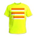 Safetyshirtz Basic High Visibility Tee, Safety Green, XL 01020401XL